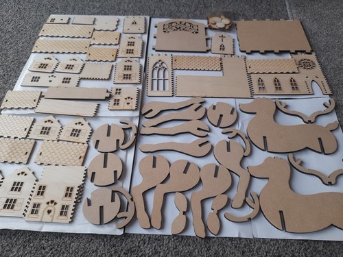 Ass wood laser cut - 3d,