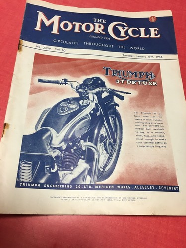 Motor cycle magazine english - magazine,