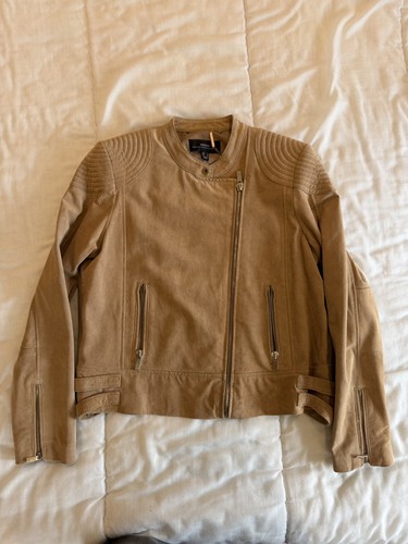 Ladies mango leather jacket - ladies,