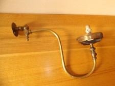 Antique Solid Brass Gas Swan