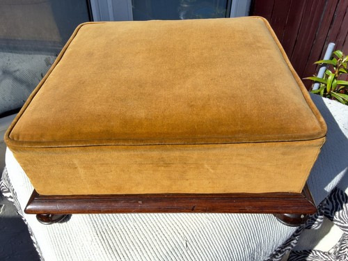 Antique vintage gold velvet - antique, &