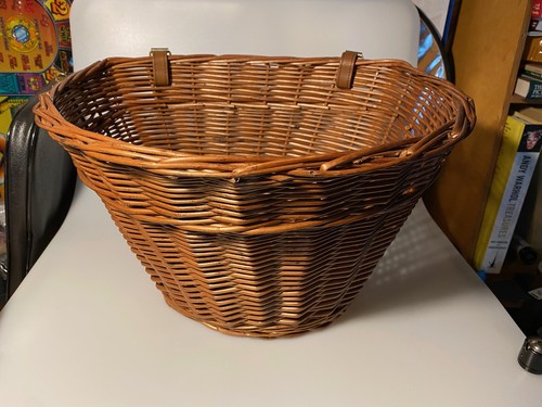 Bike handlebar shopping wicker - handlebar,