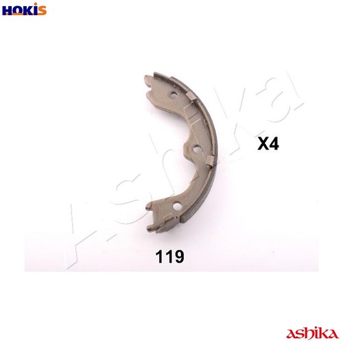 Brake shoe set parking - set,