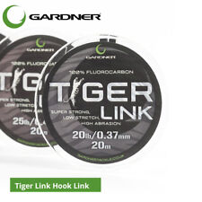 Gardner Tackle Tiger Link Fluorocarbon Hooklink - Carp Barbel Bream Tench Fishin