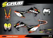 KTM graphics EXC 125 250 300 350 450 500 - 2017 2018 2019 SCRUB decals EXCf XC-W