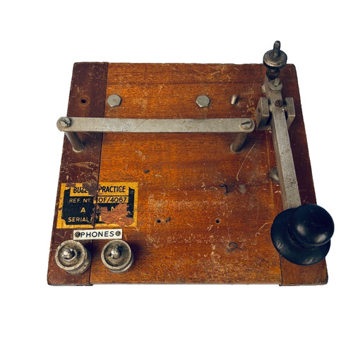 Morse code buzzer practice key - morse,