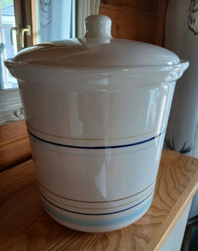 Large ceramic bread crock pot - ceramic,
