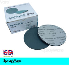 Sunmight Foam Finishing Sanding Discs Abrasive Grit 1000 - 3000 SC 150mm 10PK