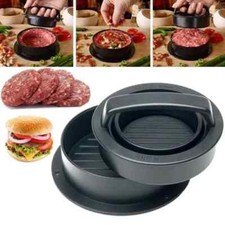 3 in 1 Stuffed Burger Press Hamburger Maker ABS Plastic Beef Patty BBQ