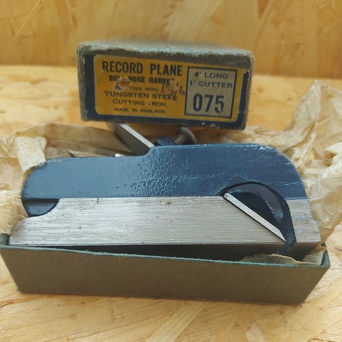Record plane bull nose - nose, rabbet