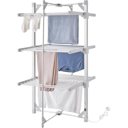 Tier heated clothes airer - 3-tier,