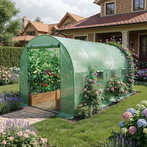 4x2x2m protected polytunnel - 4x2x2m,