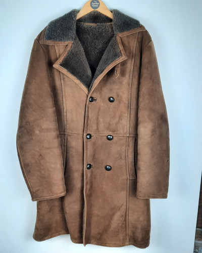 Vintage long mens suede - long,