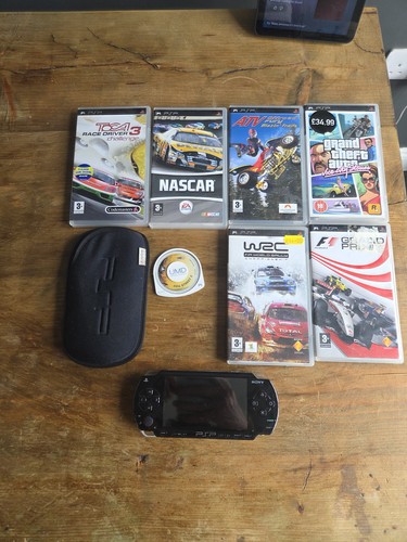 Sony psp black console bundle - psp,