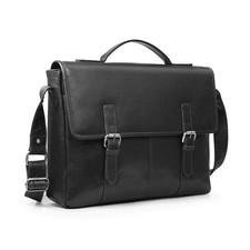 leather briefcase satchel style