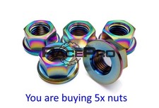 Triumph TITANIUM Sprocket Nuts Kit Speed Triple 885cc (1994 on) 7 Colour Options