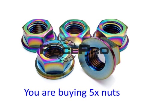 Triumph titanium sprocket nuts - titanium,