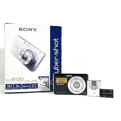 Boxed black sony cyber - black,