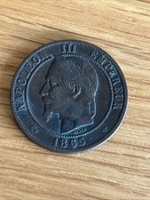 Napoleon III 1865 10 Centimes