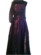 Aubergine Satin & Organza 2