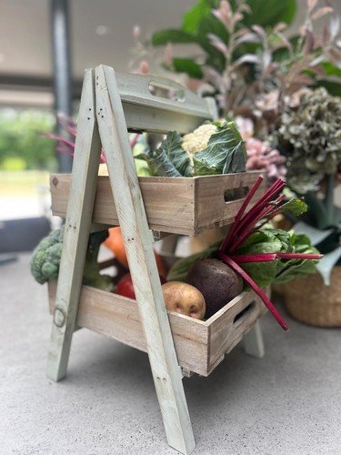 Wooden tier vegetable plant - 2,
