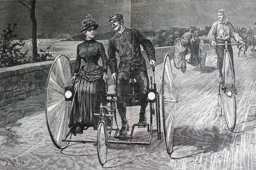 Quadracycle bicycle 1886 - quadracycle,