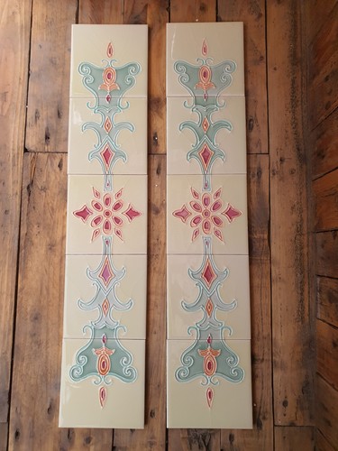 Victorian tiles fireplace - victorian,
