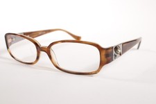Vera Wang Eyeglasses V 063 Women Brown Full Rim Plastic Eyewear Glasses Frames