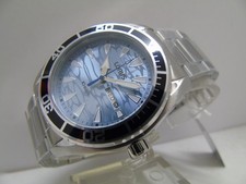 LORUS by SEIKO DAY/DATE MENS WATCH *LIGHT BLUE WAVE DIAL* *BRAND NEW IN BOX*