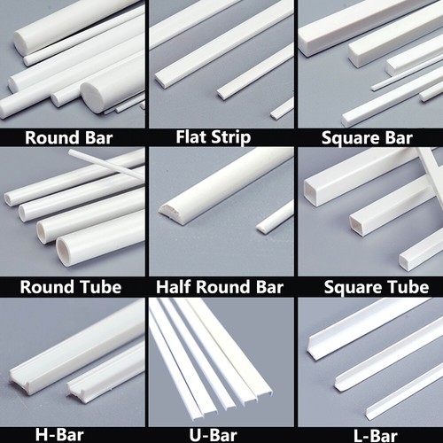 Abs bar tube styrene plastic - styrene,