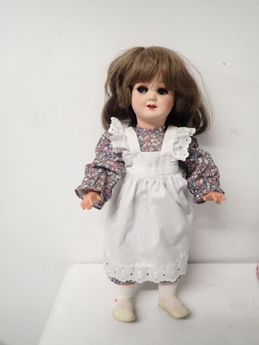 Antique doll with glass - antique,