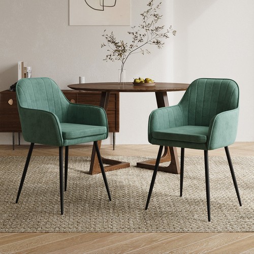 Dining chair velvet - velvet, padded