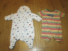 Baby boys Newborn Babygrow, Playsuit and hat Babies R US/Nutmeg