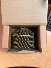 2x COILS OF TACWISE 2.1/32MM GALVANISED RING COIL NAILS CONICAL TOP