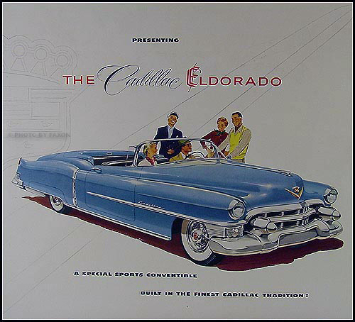 1953 cadillac eldorado color - 1953,