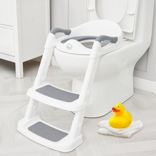 Forbena Potty Training Toilet Seat with Step Stool Ladder, Toddler Kids Potty Se