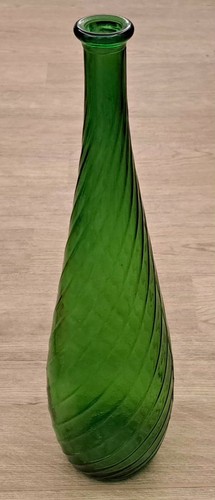 Green glass swirl - glass,