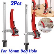2x Bench Dog Clamp Set for 16mm Dog Hole for Welding Table, Clamping Element UK