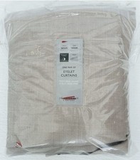  John Lewis Textured Weave Eyelet Curtains Rose Pink W167cm x D137cm 