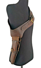 Early 20th Century Brown Leather Wild Western Cowboy Hand Made Holster Rare