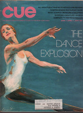 New York Cue Magazine April 1 1974 Kermi Adler Cover Art 060820AME