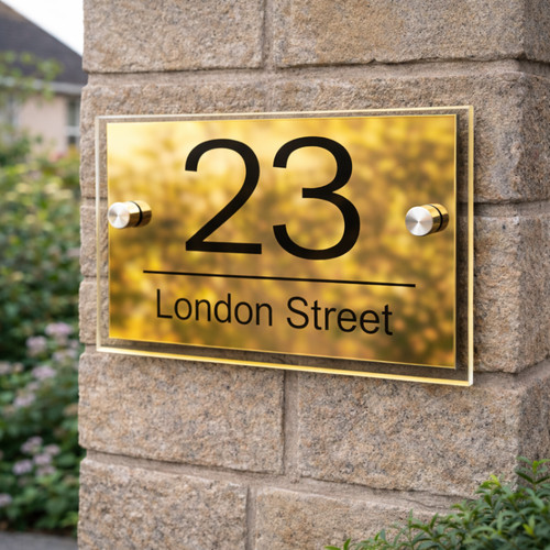 House number plaques door - plaques,