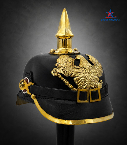 German pickelhaube helmet - pickelhaube,