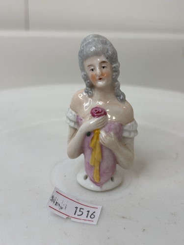 Antique porcelain half - half, doll