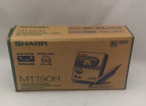 Sharp mt190h minidisc player - minidisc,