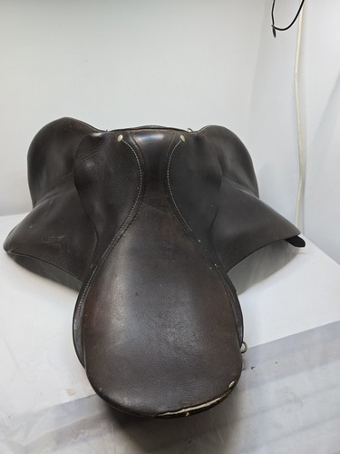 Vintage english leather saddle - english,