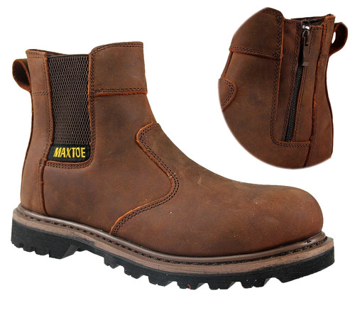 Mens real leather safety - real,