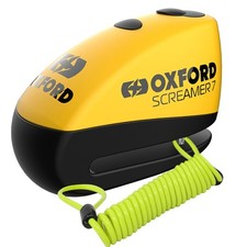 Oxford LK290 Screamer7 Motorcycle Motorbike Alarm Disc Lock & FD-MOTO 1.5M Cable