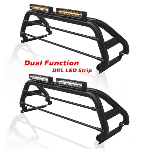Black roll bar leds - +, led