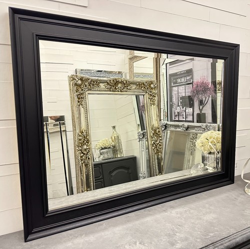Contemporary black solid wood - black,